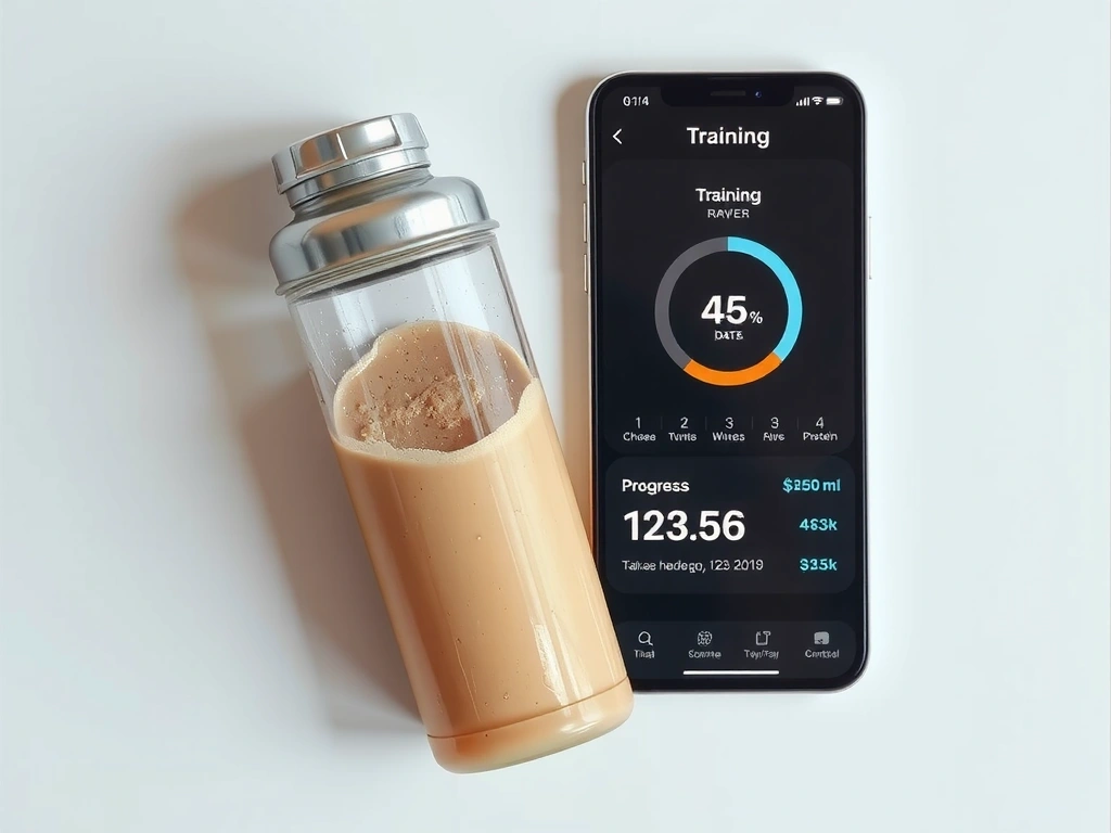 Visualisierung der Integration von Supplement und Training